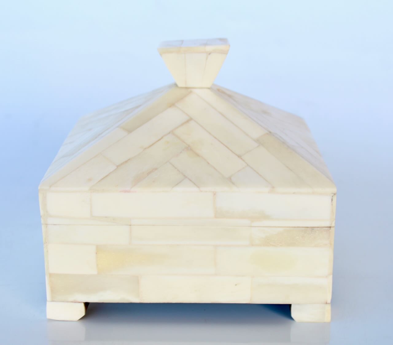 Natural Bone Dome Shaped Box